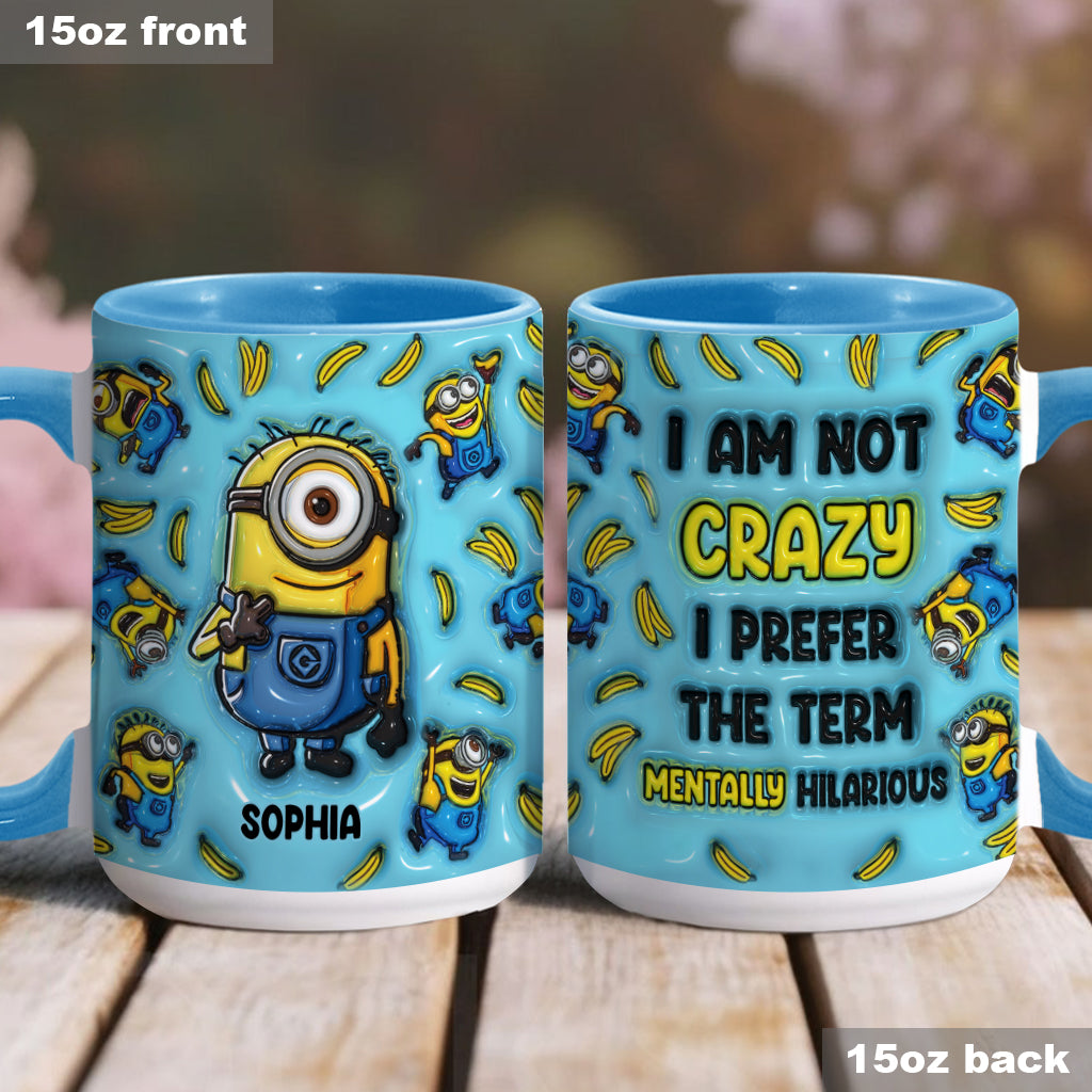 Personalized Ceramic Accent Mug Funny Quote Custom Name Gift Accent Mug GradoCreations
