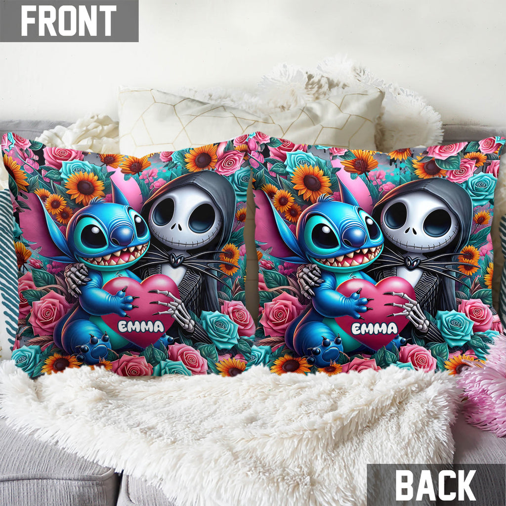 Personalized Nightmare Throw Pillow Custom Name Gift Throw Pillow GradoCreations