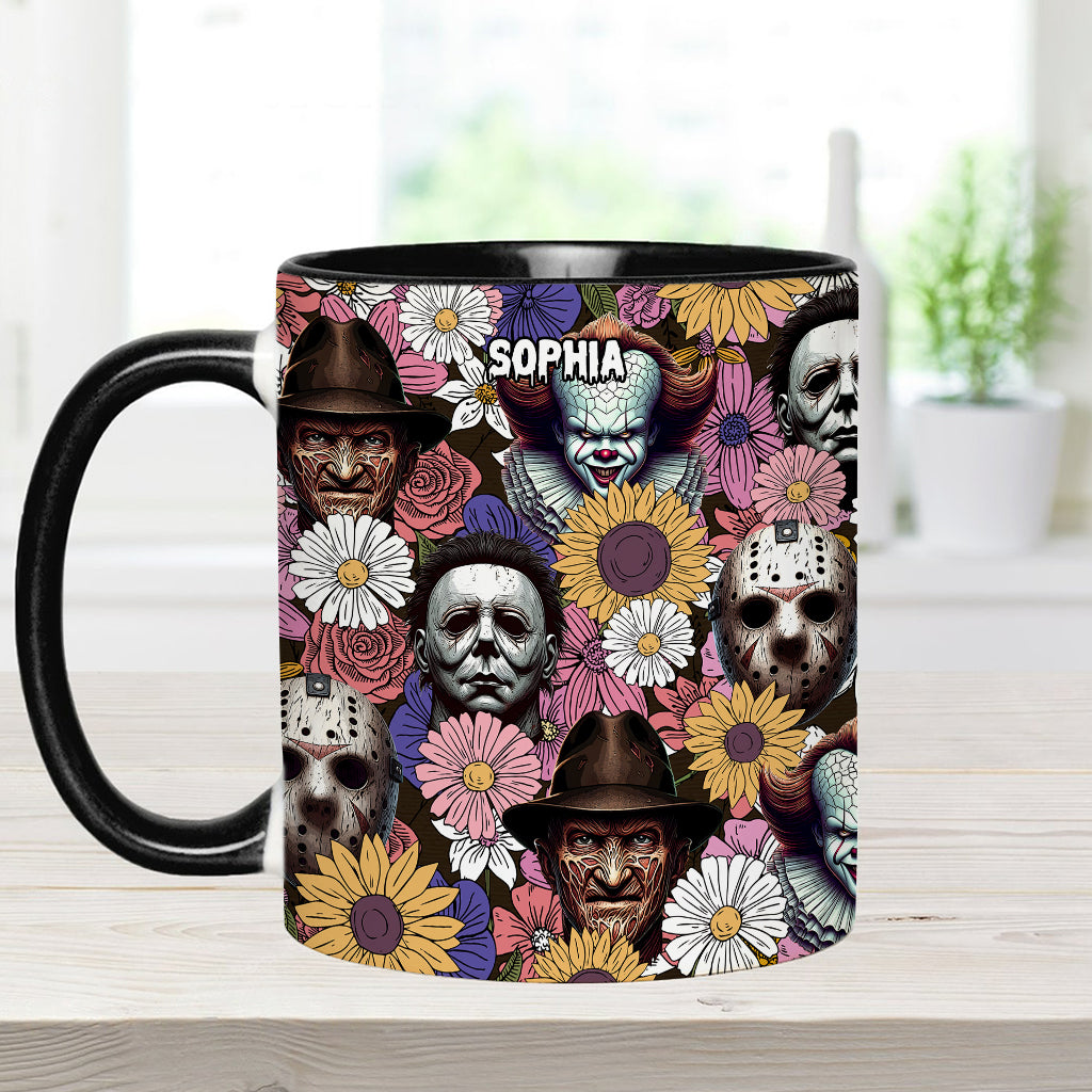 Personalized Horror Movie Accent Mug with Custom Name Gift Accent Mug GradoCreations