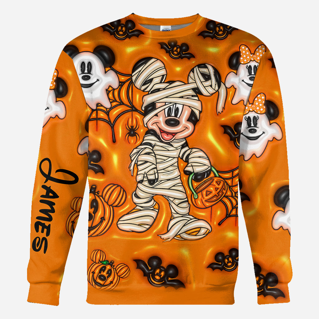 Personalized Halloween All-Over Shirt Custom Name Gift All Over Shirt GradoCreations
