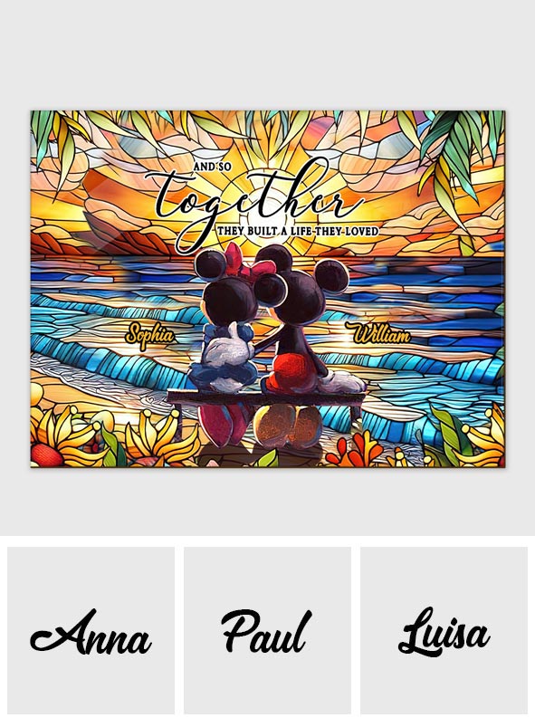Personalized Couple Jigsaw Puzzle Unique Gift for Engagement Anniversary Jigsaw Puzzle GradoCreations
