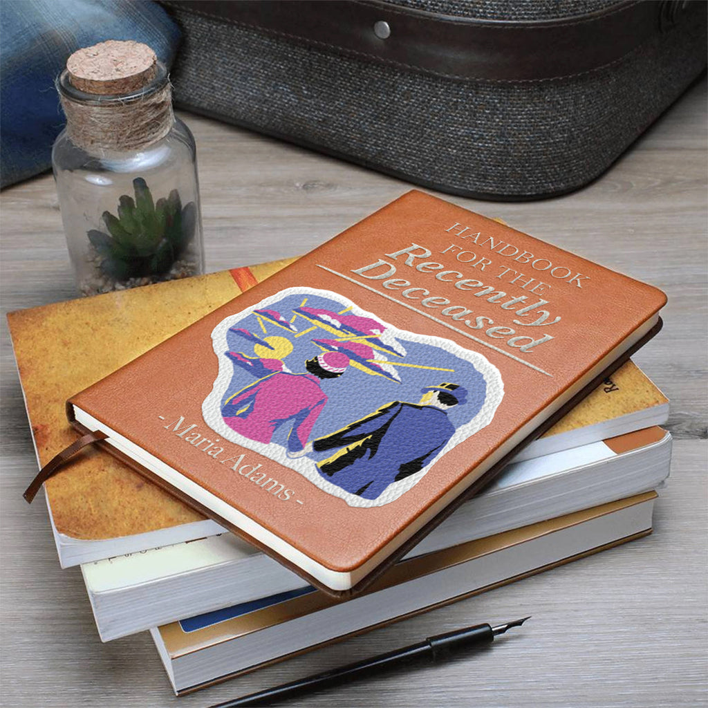 Personalized Leather Journal Handbook for the Recently Deceased Gift Idea Leather Journal GradoCreations