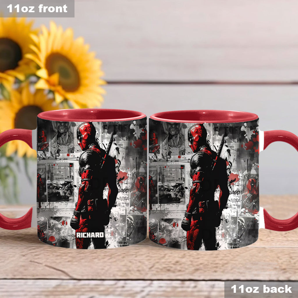 Personalized Psychopath Accent Mug Custom Name Gift Idea Accent Mug GradoCreations