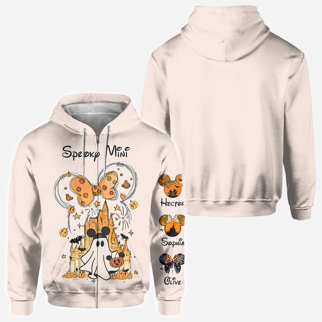 Personalized Halloween All Over Shirt Custom Name Gift for Mom All Over Shirt GradoCreations