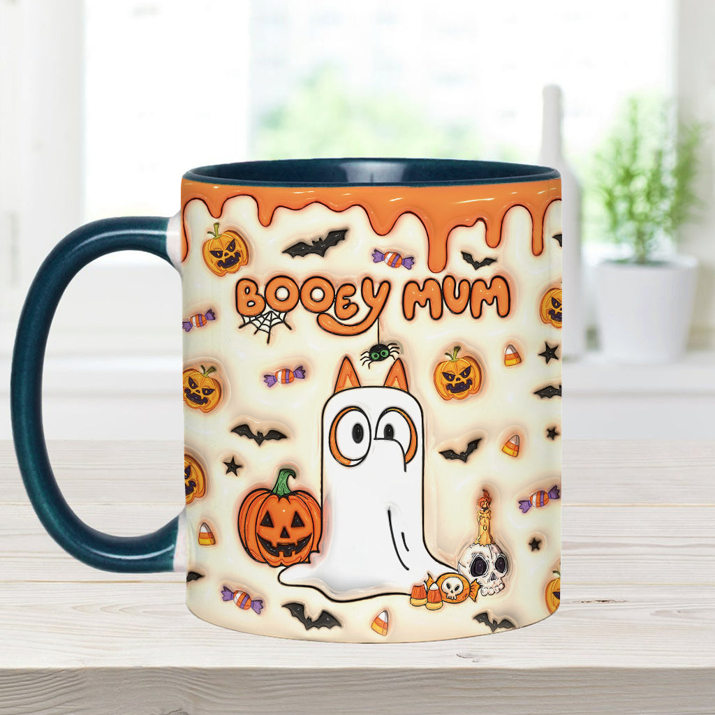Personalized Booey Mum Accent Mug Custom Name Gift for Mom Accent Mug GradoCreations
