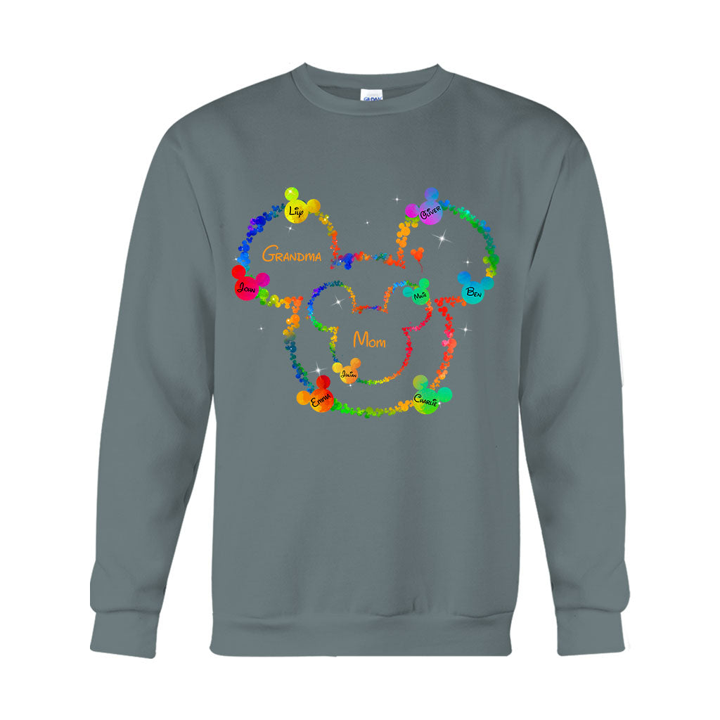 Personalized Mom Grandma Mouse T-shirt & Hoodie Gift for Mother's Day T-shirt & Hoodie GradoCreations