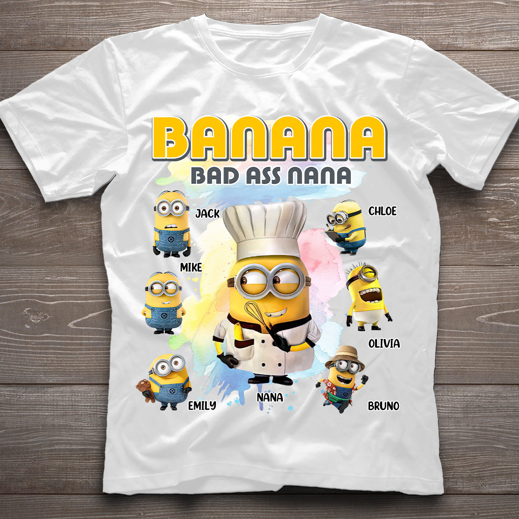 Personalized Banana Nana T-shirt Custom Gift for Grandma T-shirt & Hoodie GradoCreations