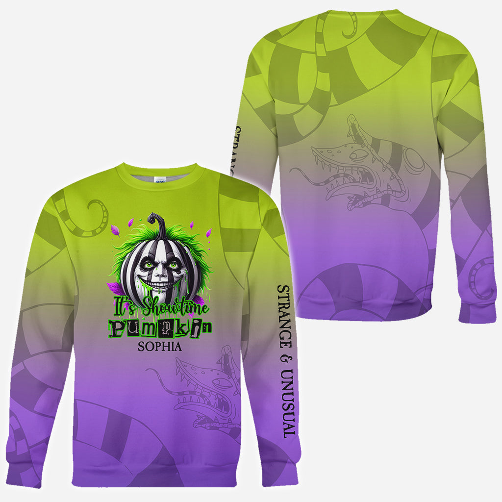 Personalized Halloween Pumpkin All Over Shirt Custom Name Gift All Over Shirt GradoCreations