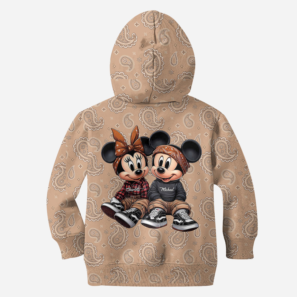 Personalized All Over Shirt Cute Mouse Couple Gift for Anniversary All Over Shirt GradoCreations