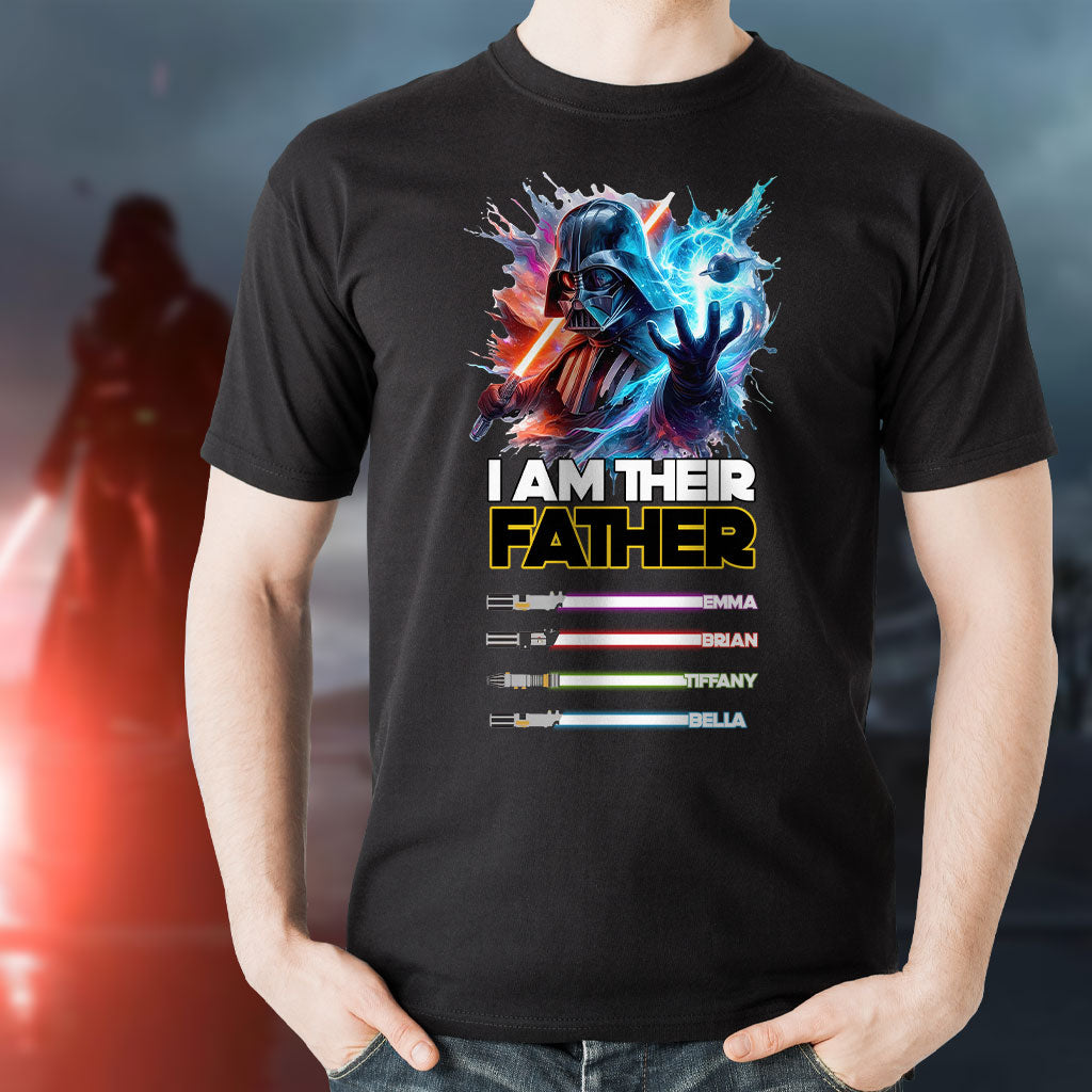 Personalized I Am Their Father T-shirt Gift for Dad T-shirt & Hoodie GradoCreations