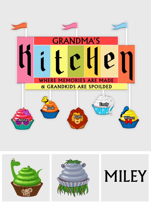 Personalized Grandma's Kitchen Mouse Decal Die Cut Gift Decal Die Cut GradoCreations