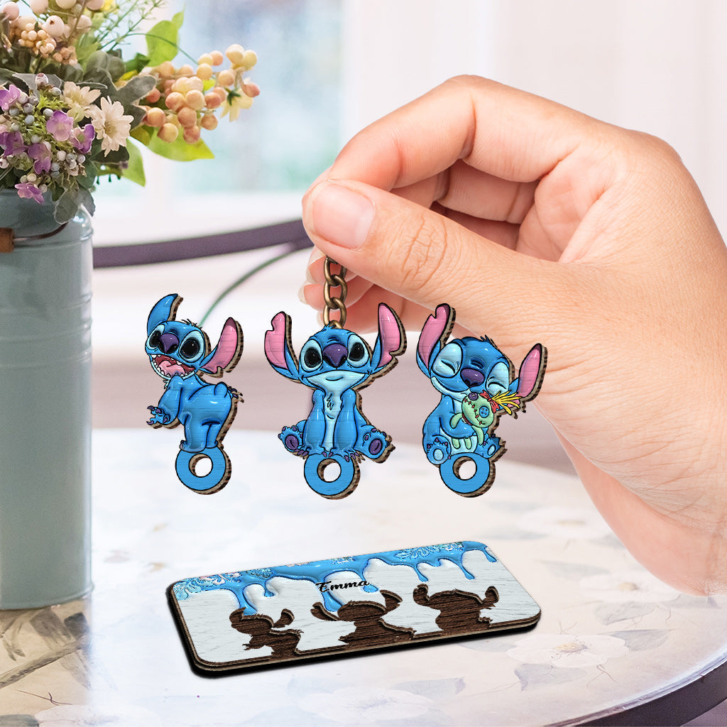 Personalized Ohana Key Holder Custom Name Gift for Home Key Holder GradoCreations