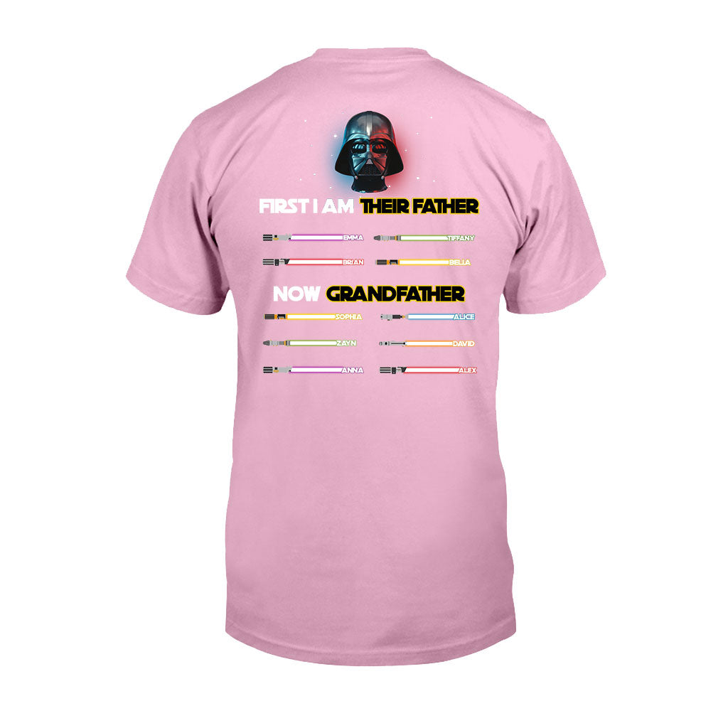 Personalized Darth Vader T-shirt and Hoodie for Grandfather's Day T-shirt And Hoodie GradoCreations