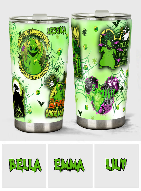 Personalized Oogie Boogie Halloween Tumbler Custom Gift Tumbler GradoCreations