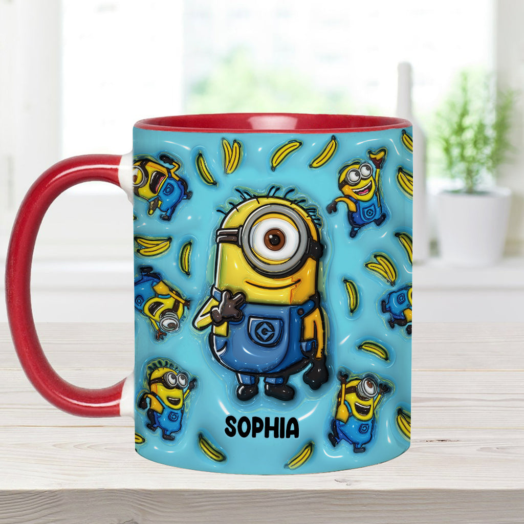 Personalized Ceramic Accent Mug Funny Quote Custom Name Gift Accent Mug GradoCreations