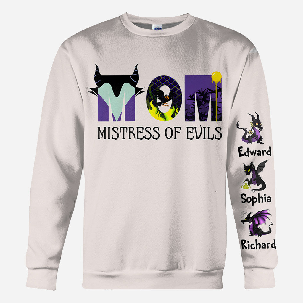 Personalized Mistress of Evils All Over Shirt for Mom - Custom Design Gift All Over Shirt GradoCreations