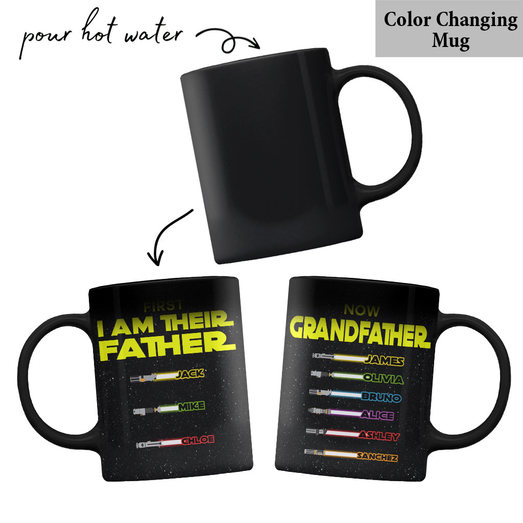Personalized Star Wars Mug for Grandfathers Custom Name Gift Mug GradoCreations