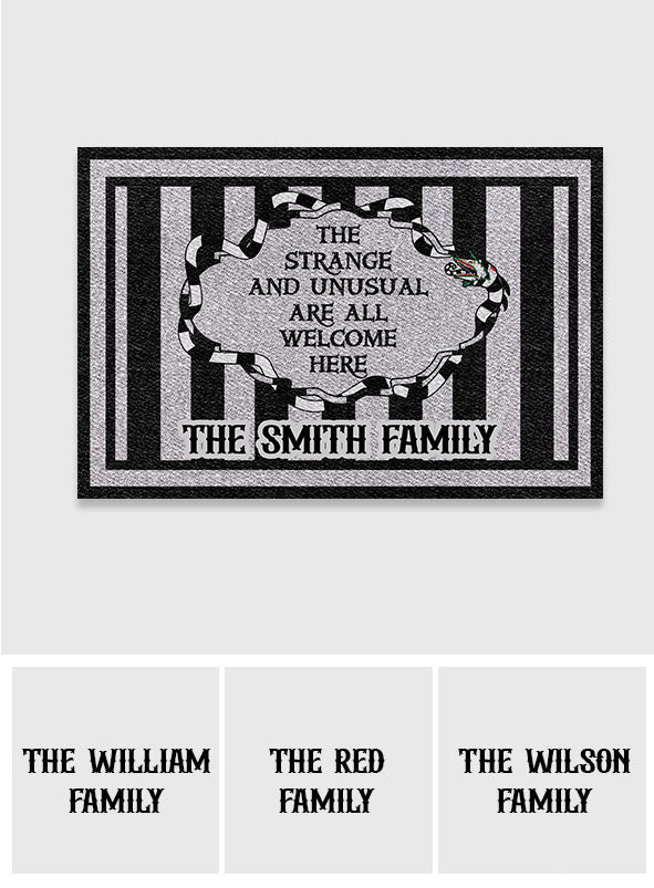 Personalized Doormat with Unique Welcome Message for Family Doormat GradoCreations