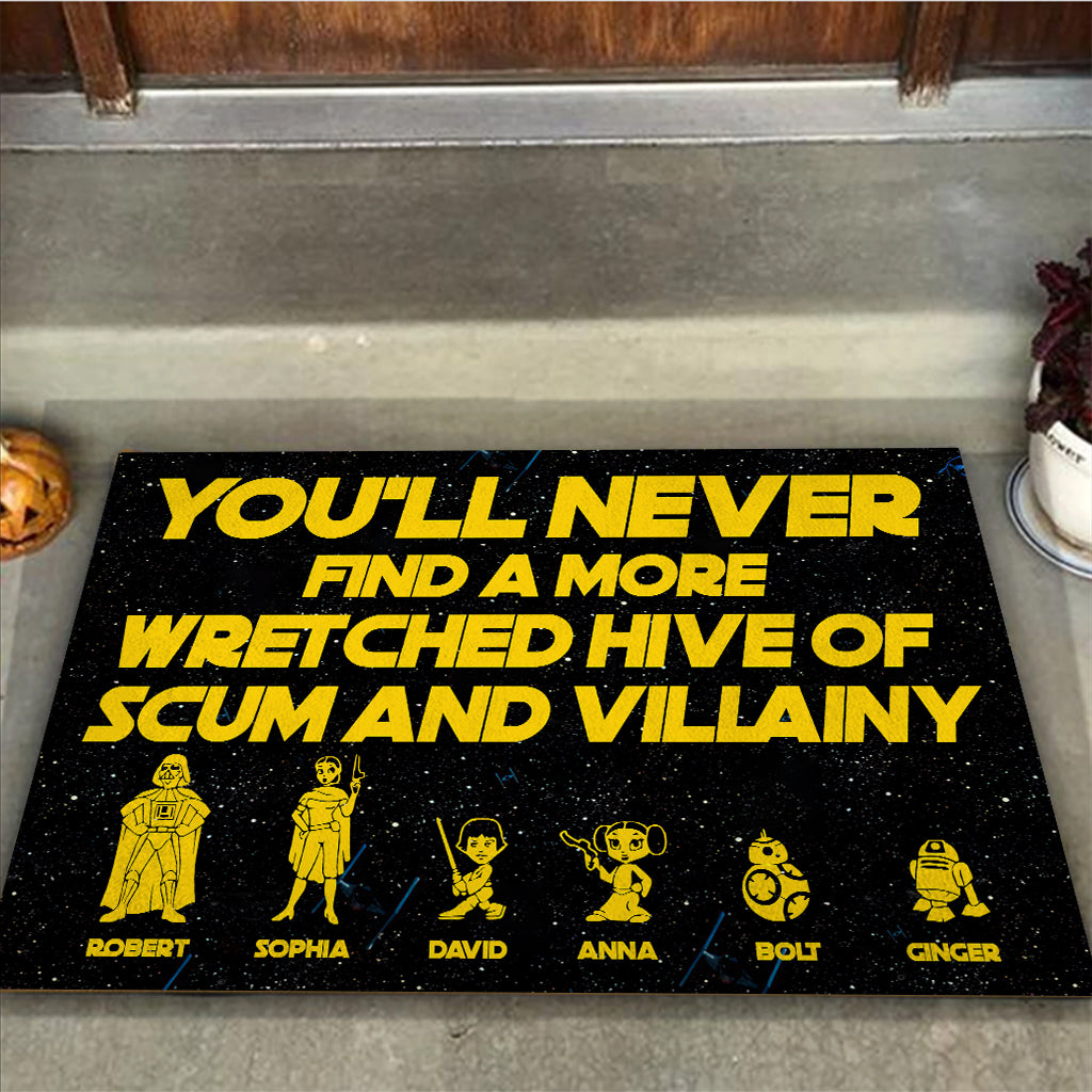Personalized Wretched Hive Doormat Custom Name Gift Doormat GradoCreations