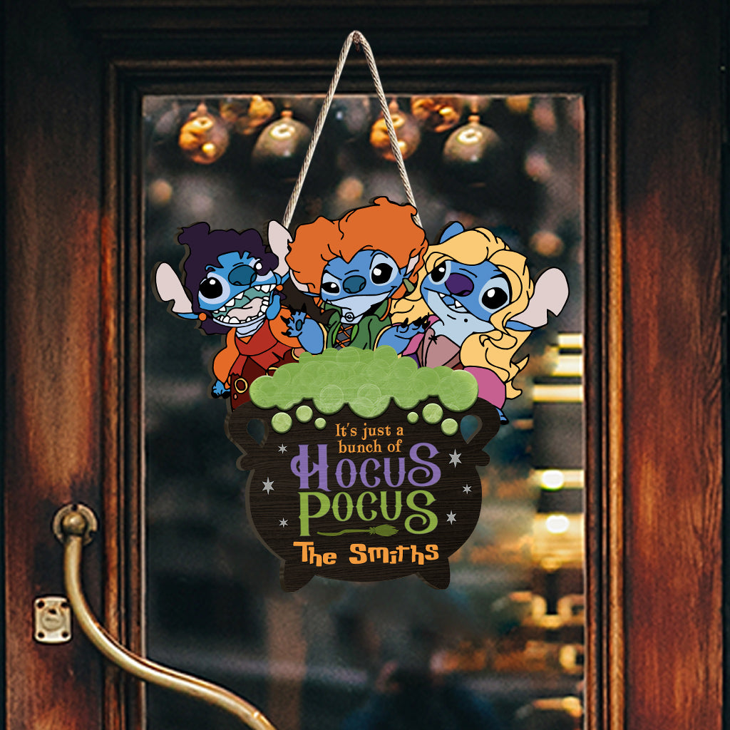 Personalized Hocus Pocus Ohana Custom Wood Sign for Halloween Wood Sign GradoCreations
