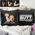 Personalized Throw Pillow Best Butt in the Galaxy Gift for Couples Throw Pillow GradoCreations