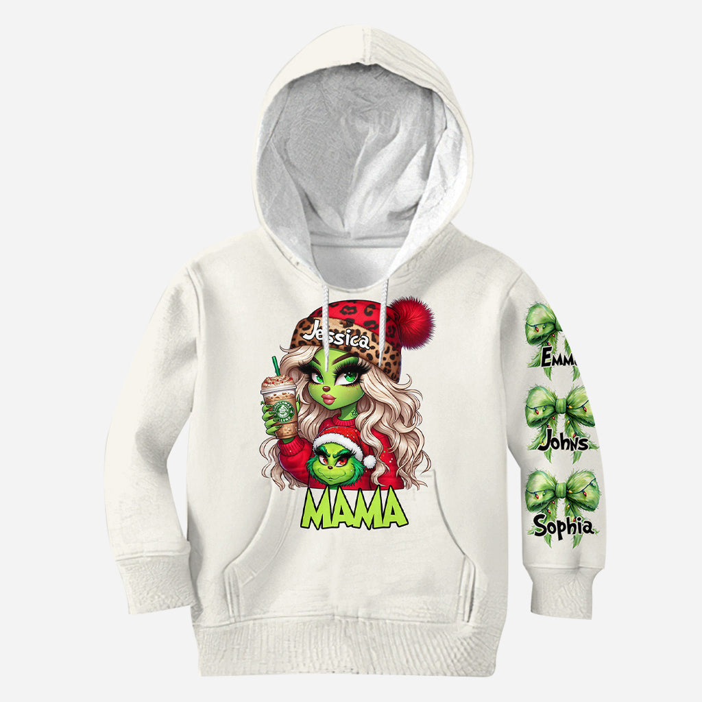 Personalized Grinchy Christmas All Over Shirt Gift for Mom All Over Shirt GradoCreations