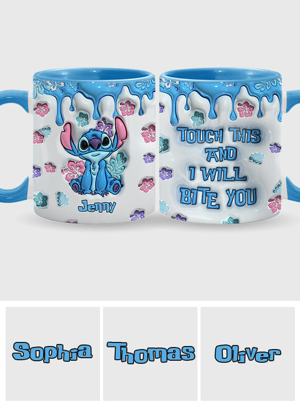 Personalized Ohana Accent Mug Custom Name Gift for Birthdays Accent Mug GradoCreations