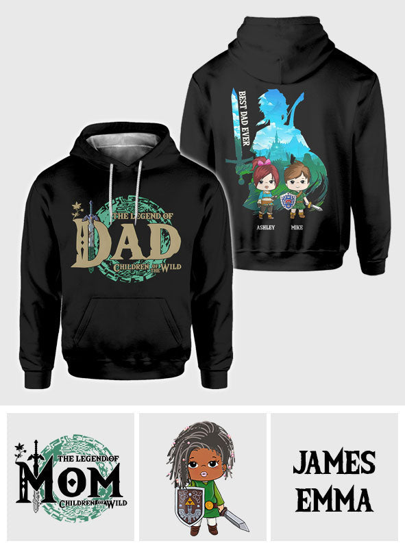 Personalized All Over Shirt The Legend of Dad/Mom Gift Idea All Over Shirt GradoCreations