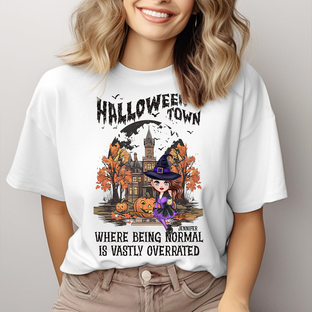 Personalized Halloween Town T-shirt & Hoodie for Kids & Adults T-shirt & Hoodie GradoCreations