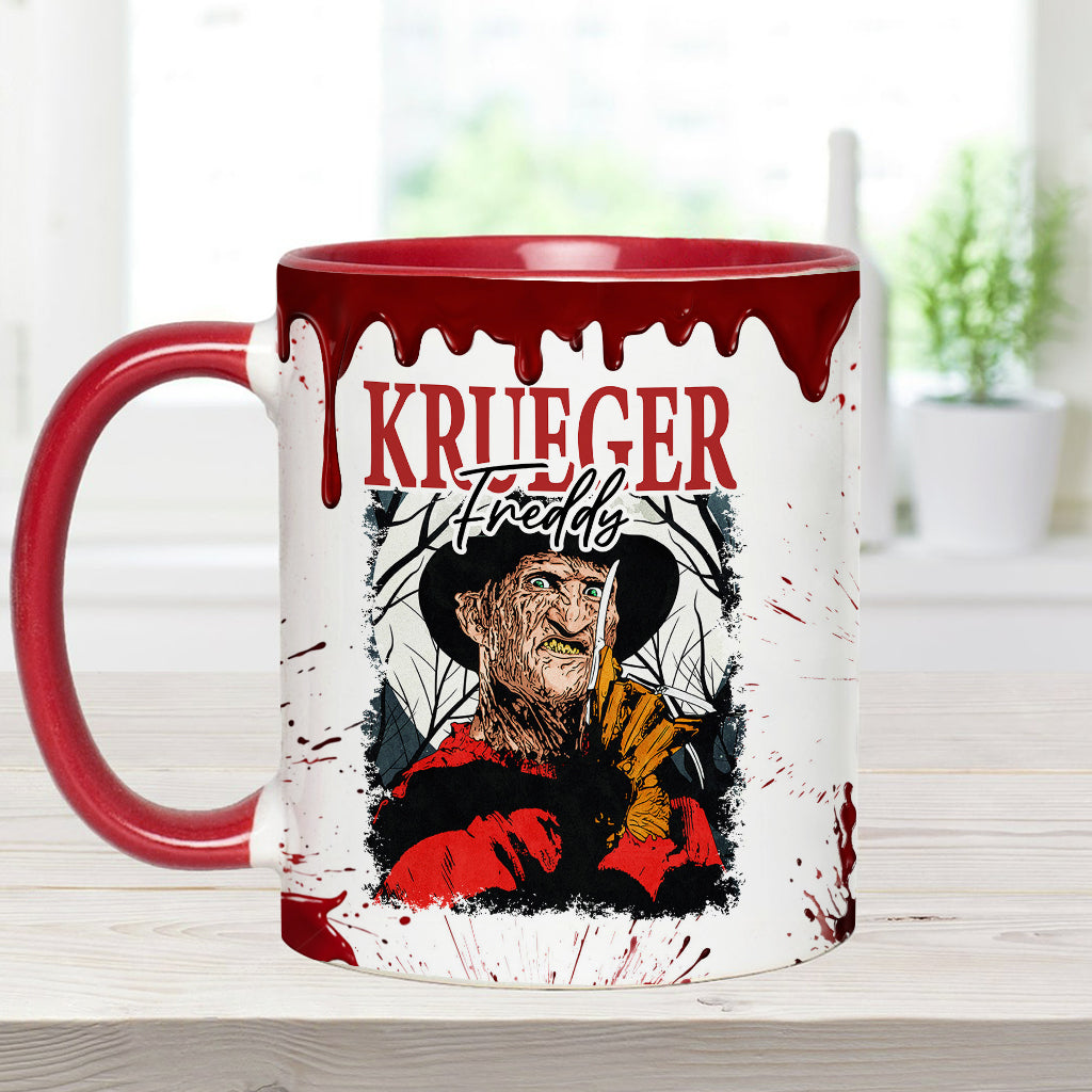 Personalized Halloween Horror Characters Accent Mug Gift Accent Mug GradoCreations