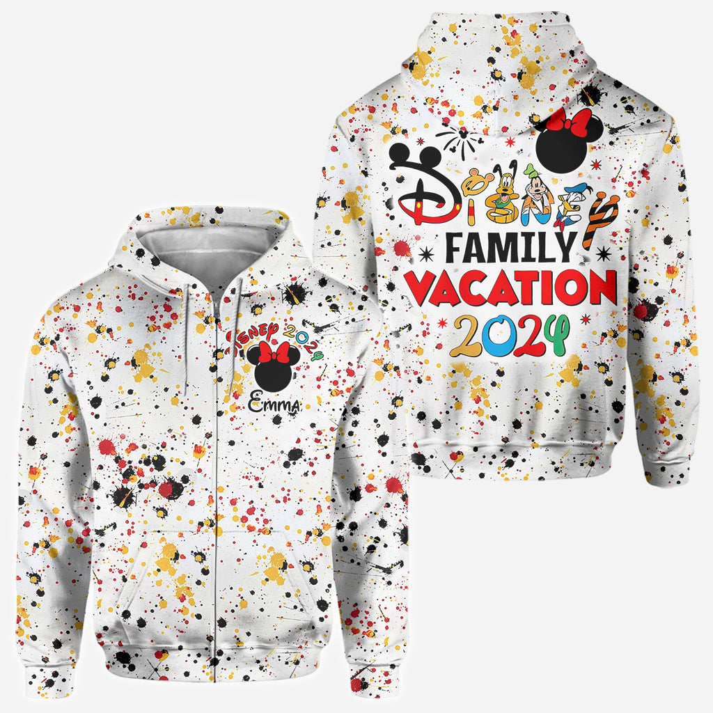 Personalized Disney Family Vacation All Over Shirt for Kids All Over Shirt GradoCreations