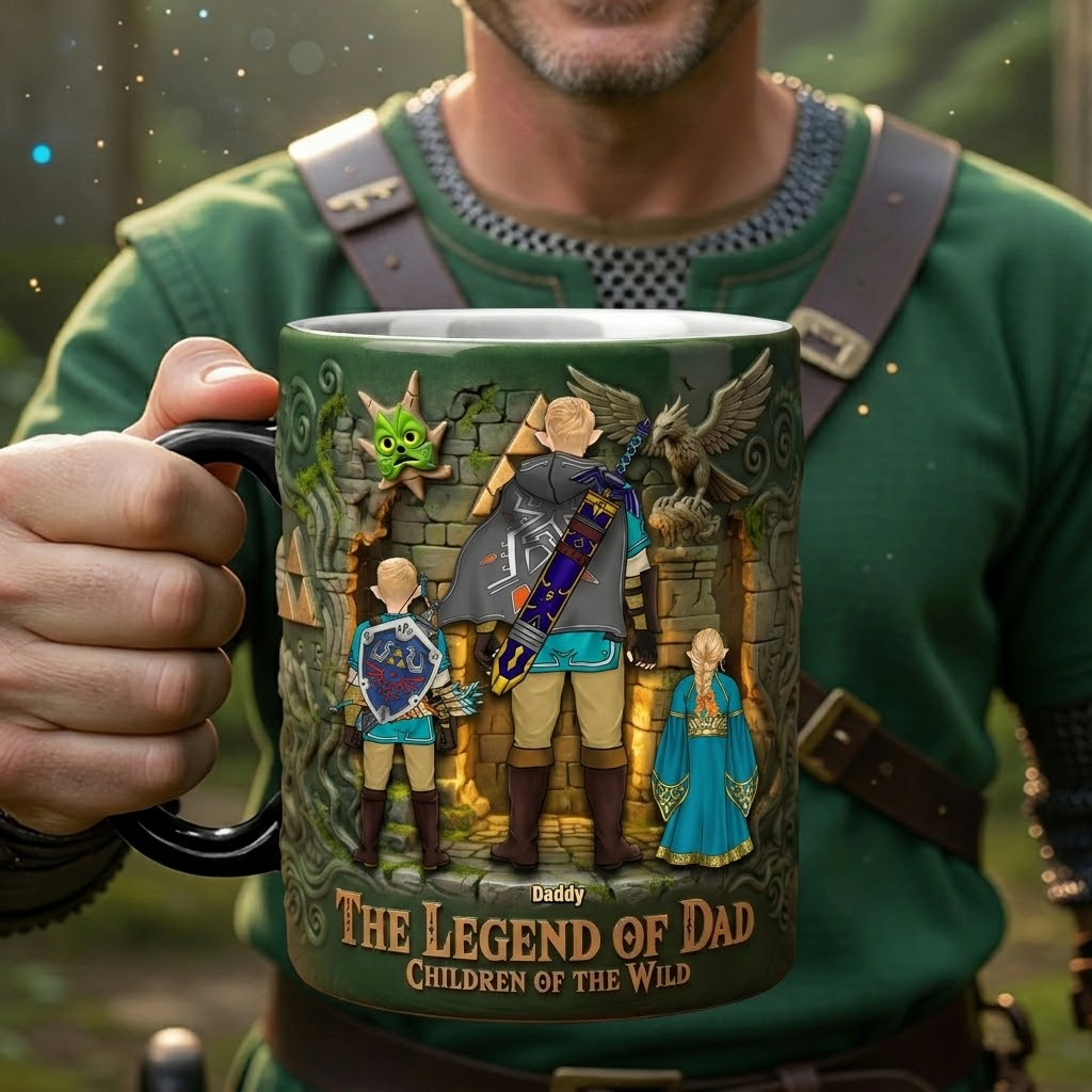 Personalized Color Changing Mug The Legend of Dad Gift for Him
