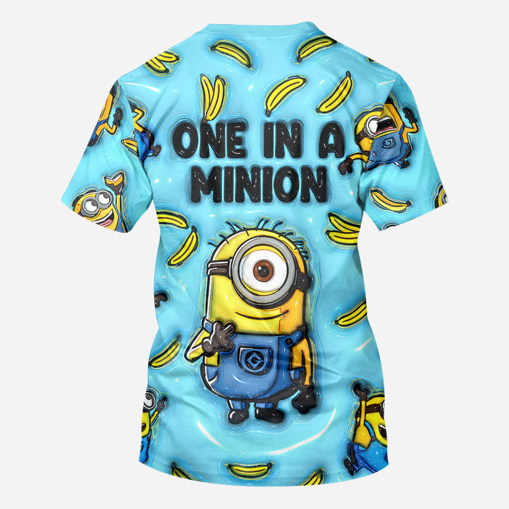 Personalized Minion All Over Shirt Custom Name Birthday Gift All Over Shirt GradoCreations