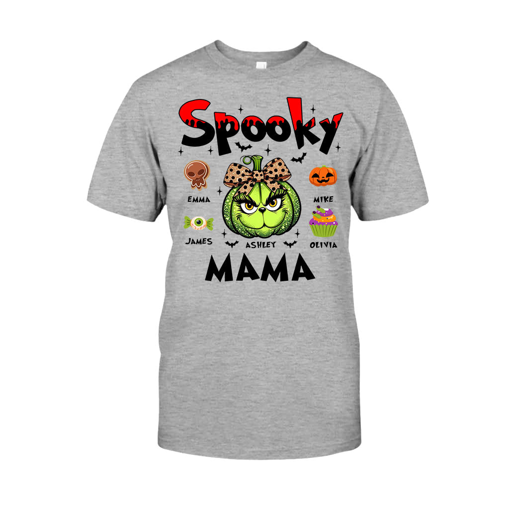 Personalized Spooky Mama T-shirt & Hoodie for Halloween Gift T-shirt & Hoodie GradoCreations