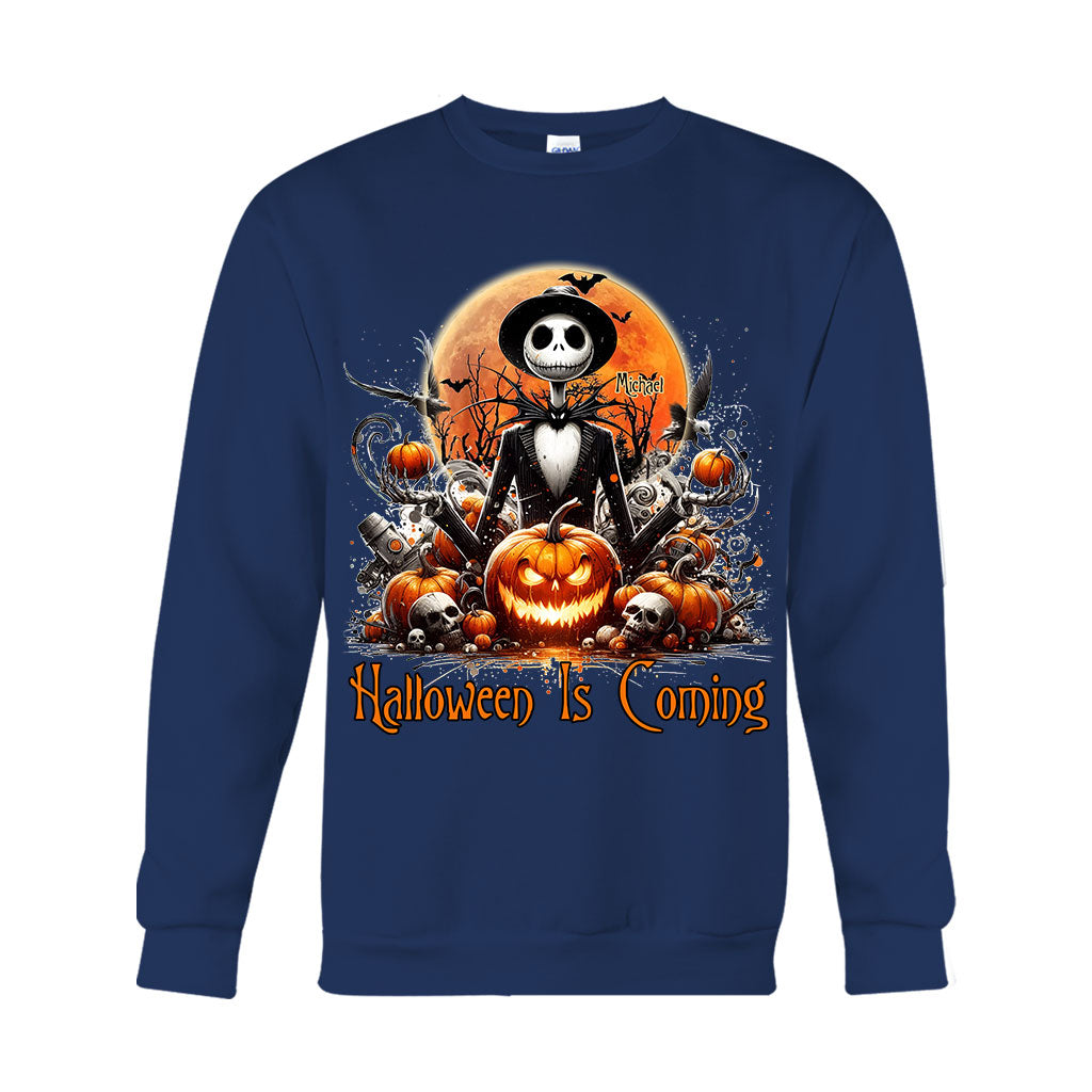 Personalized Halloween T-shirt & Hoodie with Spooky Design T-shirt & Hoodie GradoCreations