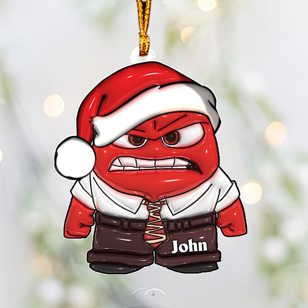 Personalized Acrylic Christmas Ornament Custom Name Gift Custom Shaped Ornament GradoCreations
