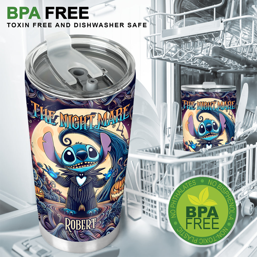 Personalized Ohana Tumbler The Nightmare Custom Gift for Halloween Tumbler GradoCreations