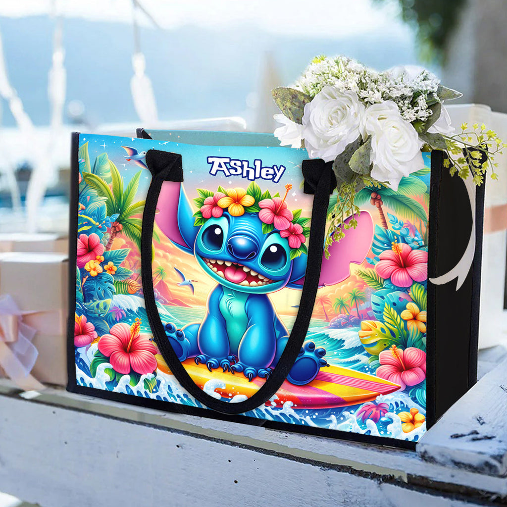 Personalized Ohana Canvas Tote Bag for Mom Beach Gift Canvas Tote Bag GradoCreations