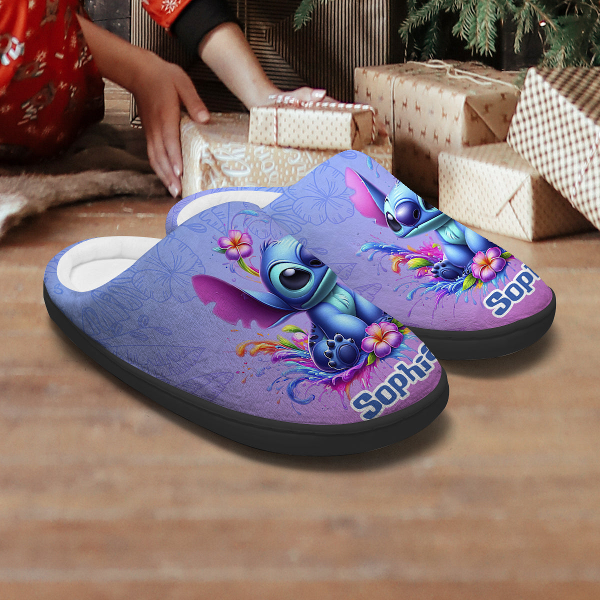 Personalized Cozy Slippers with Custom Name for Kids Slippers GradoCreations