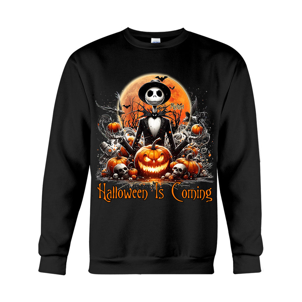 Personalized Halloween T-shirt & Hoodie with Spooky Design T-shirt & Hoodie GradoCreations