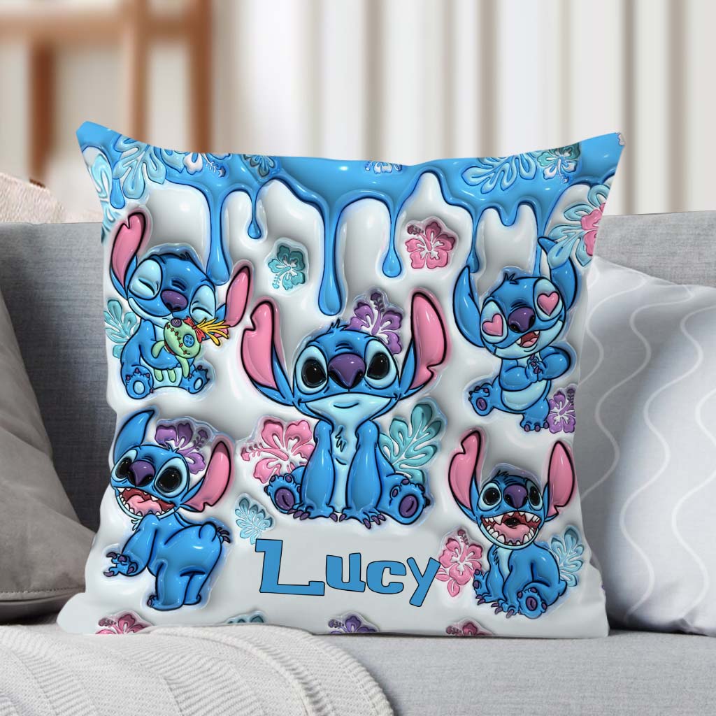 Personalized Throw Pillow with Ohana Design for Family Gift Throw Pillow GradoCreations