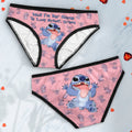 Personalized Lace Border Women Briefs Custom Name Gift for Her Lace Border Women Briefs GradoCreations