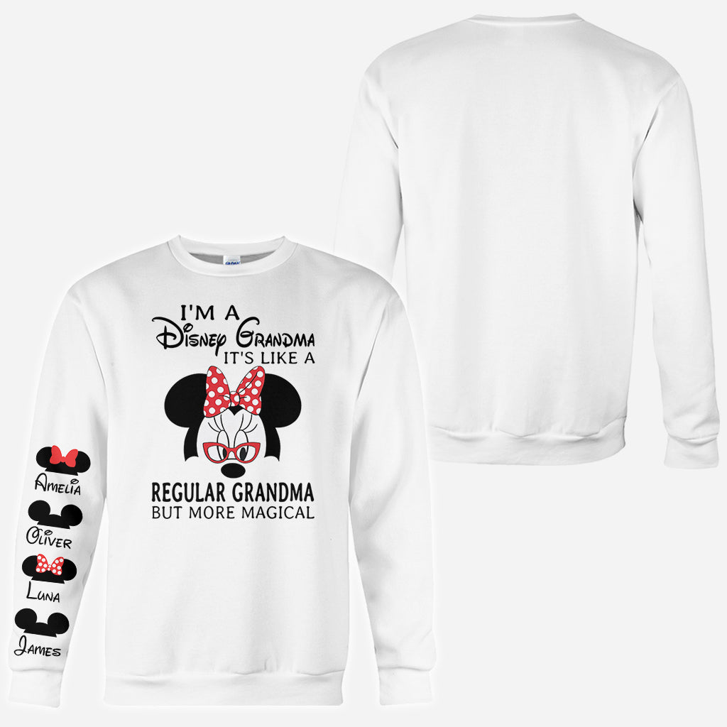 Personalized Disney Grandma All Over Shirt with Custom Names All Over Shirt GradoCreations