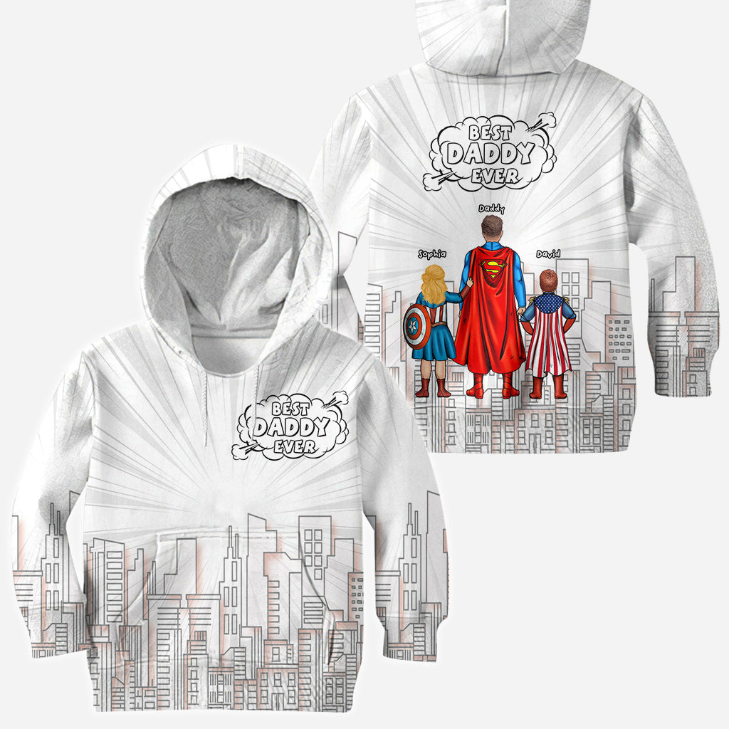 Personalized Best Dad Ever All Over Shirt Custom Family Design All Over Shirt GradoCreations