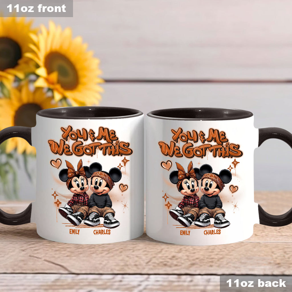Personalized We Got This Accent Mug Custom Name Gift for Couples Accent Mug GradoCreations