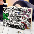 Personalized Nightmare Before Christmas Building Brick Blocks for Kids Rectangle Building Brick Blocks GradoCreations