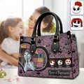 Personalized Nightmare Leather Handbag Custom Name Gift for Mom Leather Handbag GradoCreations