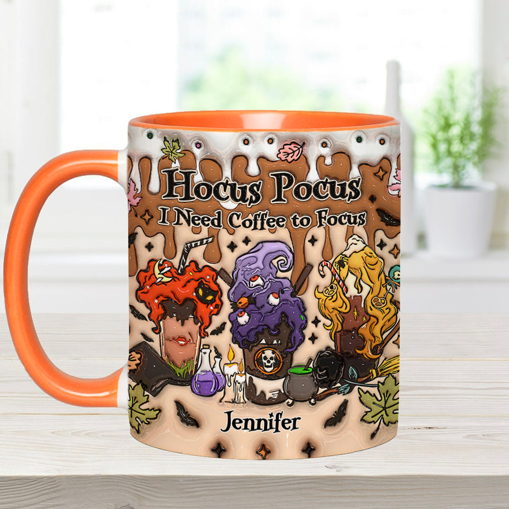 Personalized Three Witches Accent Mug for Fall Coffee Lovers Accent Mug GradoCreations
