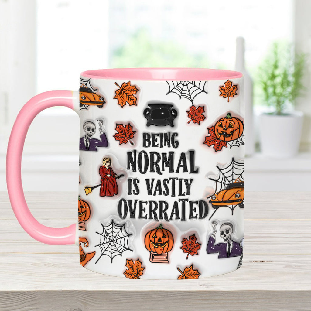 Personalized Halloween Accent Mug Custom Name Gift Idea Accent Mug GradoCreations