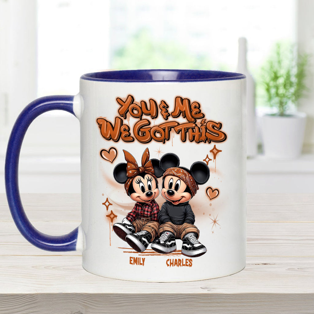 Personalized We Got This Accent Mug Custom Name Gift for Couples Accent Mug GradoCreations